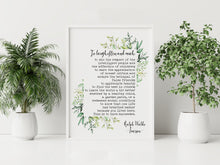 Load image into Gallery viewer, To Laugh Often and Much Print – Success Quote Print Ralph Waldo Emerson Quote