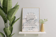 Load image into Gallery viewer, Why I Wake Early By Mary Oliver Poem Wall Art Print