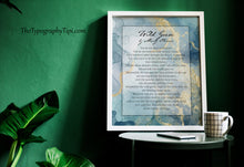 Load image into Gallery viewer, Wild Geese Poetry Wall Art by Mary Oliver