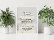 Load image into Gallery viewer, Why I Wake Early By Mary Oliver Poem Wall Art Print