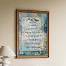Load image into Gallery viewer, Wild Geese Poetry Wall Art by Mary Oliver