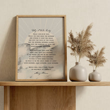 Load image into Gallery viewer, Why I Wake Early By Mary Oliver Poem Wall Art Print