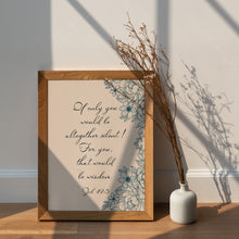 Load image into Gallery viewer, Job 13:5 NIV Bible Verse Wall Art "If only you would be altogether silent!" Funny Bible Quote, Bible Humor