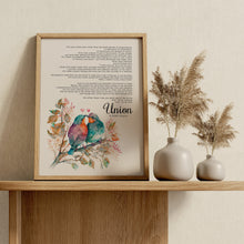 Load image into Gallery viewer, Union by Robert Fulghum Wedding Reading Print