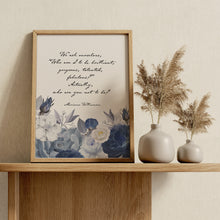 Load image into Gallery viewer, Marianne Williamson Quote Print "Who Am I to Be Brilliant, Gorgeous, Talented, Fabulous"