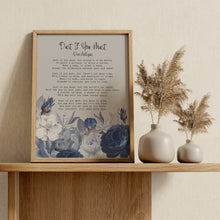 Load image into Gallery viewer, Dust If You Must Poem Print Rose Milligan