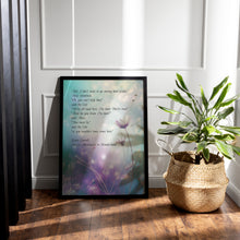 Load image into Gallery viewer, Alice in Wonderland Quote Print – “We’re All Mad Here” | Lewis Carroll
