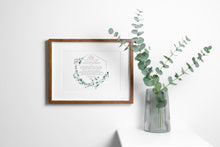 Load image into Gallery viewer, I Carry Your Heart With Me Poem Print – E.E. Cummings Love Poem with Eucalyptus