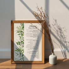 Load image into Gallery viewer, Bluebird Poem Print by Charles Bukowski