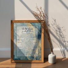 Load image into Gallery viewer, Wild Geese Poetry Wall Art by Mary Oliver