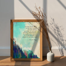 Load image into Gallery viewer, Wendell Berry Quote Print "The Care Of The Earth"