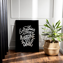 Load image into Gallery viewer, Everything You Can Imagine Is Real Print – Picasso Quote