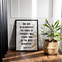 Load image into Gallery viewer, Sigmund Freud Quote Years of Struggle Will Strike You as the Most Beautiful Print