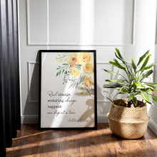 Load image into Gallery viewer, Real Change, Enduring Change – Ruth Bader Ginsburg Quote Print