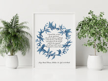 Load image into Gallery viewer, Advance Confidently Henry David Thoreau Quote Print – Inspirational Walden Quote