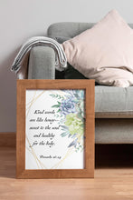 Load image into Gallery viewer, Kind Words Are Like Honey – Proverbs 16:24 Scripture Wall Art