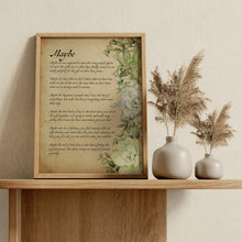 Load image into Gallery viewer, Maybe Love Poem Print - Wedding Reading - 1st Anniversary Gift