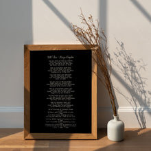 Load image into Gallery viewer, Still I Rise Maya Angelou poem Feminist Art Wall Art