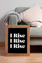 Load image into Gallery viewer, Maya Angelou Quote Wall Art - Still I Rise Feminist Wall Art