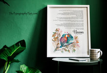 Load image into Gallery viewer, Union by Robert Fulghum Wedding Reading Print