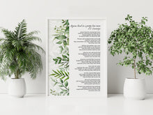 Load image into Gallery viewer, Anyone Lived in a Pretty How Town Poem Print by E E Cummings, Literary Wall Art