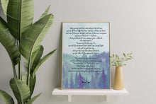 Load image into Gallery viewer, Turning People Into Trees – Ram Dass Quote Print