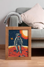 Load image into Gallery viewer, Retro Astronaut Print – Vintage Space Explorer Illustration