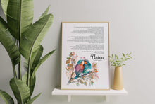 Load image into Gallery viewer, Union by Robert Fulghum Wedding Reading Print
