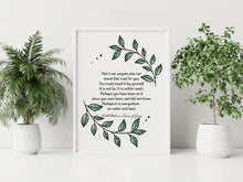 Load image into Gallery viewer, Walt Whitman Quote Print – “You Must Travel It by Yourself” | Leaves of Grass