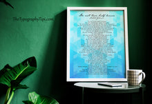 Load image into Gallery viewer, Do Not Love Half Lovers – Kahlil Gibran Poem Print