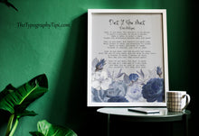 Load image into Gallery viewer, Dust If You Must Poem Print Rose Milligan