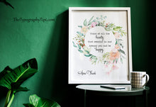 Load image into Gallery viewer, Think of All the Beauty Anne Frank Quote Print
