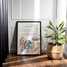 Load image into Gallery viewer, Union by Robert Fulghum Wedding Reading Print