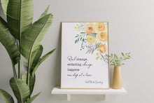 Load image into Gallery viewer, Real Change, Enduring Change – Ruth Bader Ginsburg Quote Print