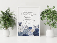 Load image into Gallery viewer, Marianne Williamson Quote Print "Who Am I to Be Brilliant, Gorgeous, Talented, Fabulous"