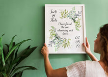 Load image into Gallery viewer, Personalized Bible verse prints Song Of Solomon 3:4 Print - I have found the one whom my soul loves Engagement gift, custom wedding gift