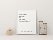 Load image into Gallery viewer, Cool Hand Luke Movie Quote, What we have here is failure to communicate, Black and White Art Print for Movie wall art, Movie Quite Wall Art
