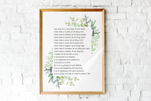 Load image into Gallery viewer, Prayer For Peace - Prayer of Saint Francis - Lord, make me an instrument of your peace - prayer print for Home nursery Art, UNFRAMED