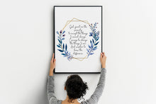 Load image into Gallery viewer, The Serenity Prayer Print - Reinhold Niebuhr - sobriety gift Alcoholics Anonymous twelve step recovery - Physical Art Print Without Frame