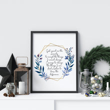 Load image into Gallery viewer, The Serenity Prayer Print - Reinhold Niebuhr - sobriety gift Alcoholics Anonymous twelve step recovery - Physical Art Print Without Frame