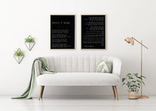 Load image into Gallery viewer, Still I Rise Maya Angelou Set of 2 poem Feminist Art Wall Art self respect quote Bedroom decor office decor Unframed Print UNFRAMED
