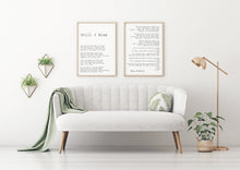 Load image into Gallery viewer, Still I Rise Maya Angelou Set of 2 poem Feminist Art Wall Art self respect quote Bedroom decor office decor Unframed Print UNFRAMED