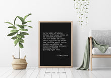 Load image into Gallery viewer, Albert Camus Quote - In the midst of winter, I finally learned that within me there lay an invincible summer book quote Unframed print