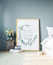 Load image into Gallery viewer, Rainer Maria Rilke Poem Pathways "You come too" Poetry Art Print - Framed & Unframed Options