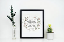 Load image into Gallery viewer, Walt Whitman Quote Print – “Keep your face toward the sunshine”