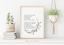 Load image into Gallery viewer, Lord's Prayer Print - Our Father Prayer - Unframed Prayer Print - Catholic Prayer UNFRAMED