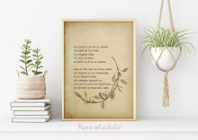 Load image into Gallery viewer, Lord's Prayer Print - Our Father Prayer - Unframed Prayer Print - Catholic Prayer UNFRAMED