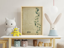 Load image into Gallery viewer, Prayer For Peace Prayer of Saint Francis Lord, make me an instrument of your peace prayer print for nursery Art Framed & Unframed Options