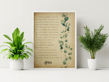 Load image into Gallery viewer, Prayer of St Francis Prayer For Peace "Lord, make me an instrument of your peace" Prayer Art Print Framed & Unframed Options