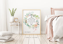Load image into Gallery viewer, Zelda Fitzgerald Quote, She quietly expected great things UNFRAMED wall art